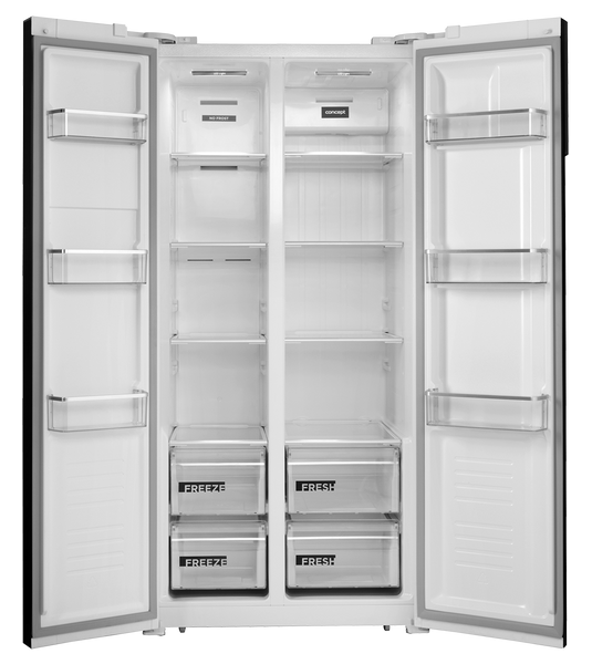 Холодильник з морозильною камерою CONCEPT LA7383wh SIDE BY SIDE