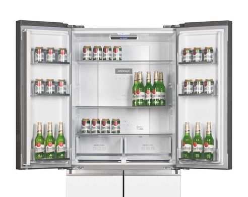 Двокамерний холодильник Concept LA8783WH Quattro білий