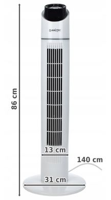 Колонний вентилятор Maltec WK200Wt + пульт + світлодіод