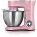 Планетарний кухонний міксер 8 л 1400 Вт рожевий HEINRICH'S HKM 8078 ROSA