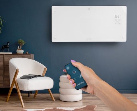 Стеклянный конвекционный обогреватель Maltec Eco Wi-Fi термостат белый