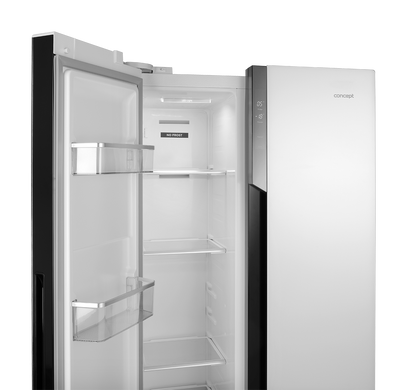 Холодильник з морозильною камерою CONCEPT LA7383wh SIDE BY SIDE