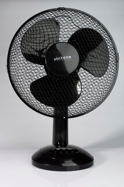 Настольный вентилятор, черный, 30 см, Volteno VO0025